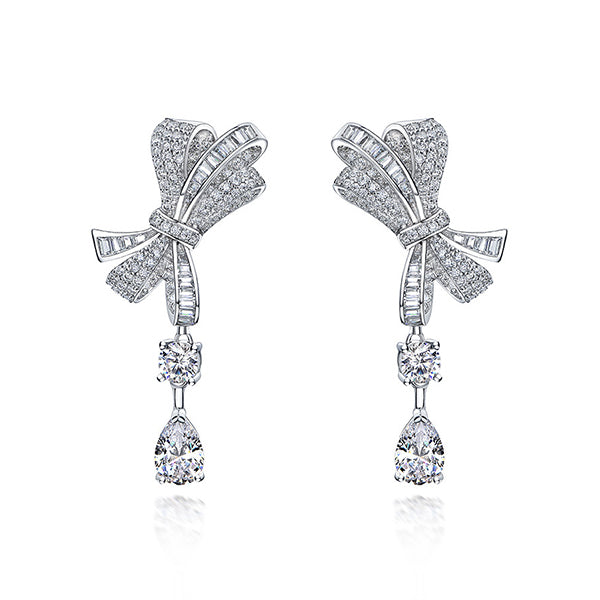 Exquisite,bow tie earrings