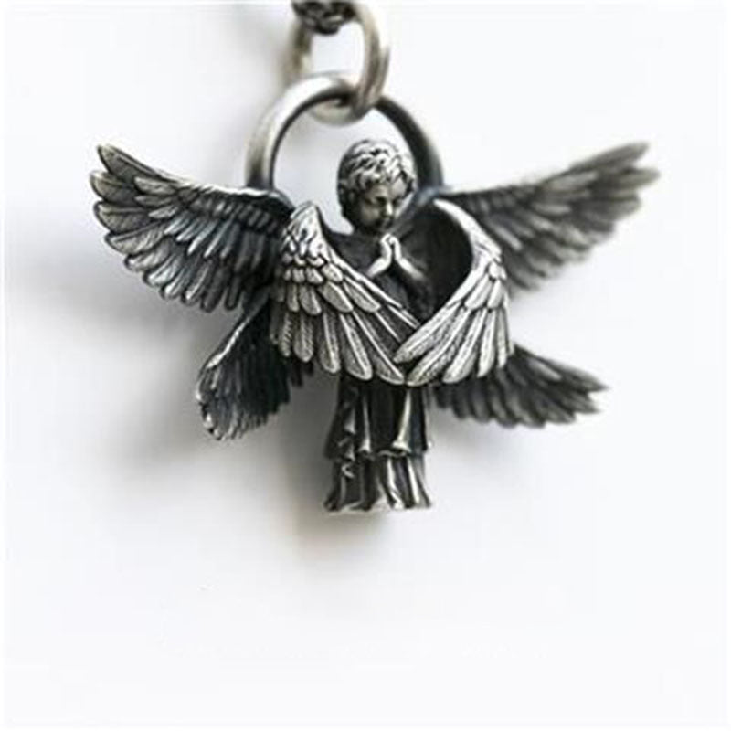 Seraphim Angel Wings Amulet Pendant Necklace